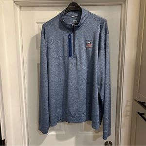 Blue Cutter & Buck Golf 1/4 Zip - Size XXL - 2019 US Open Pebble Beach Logo